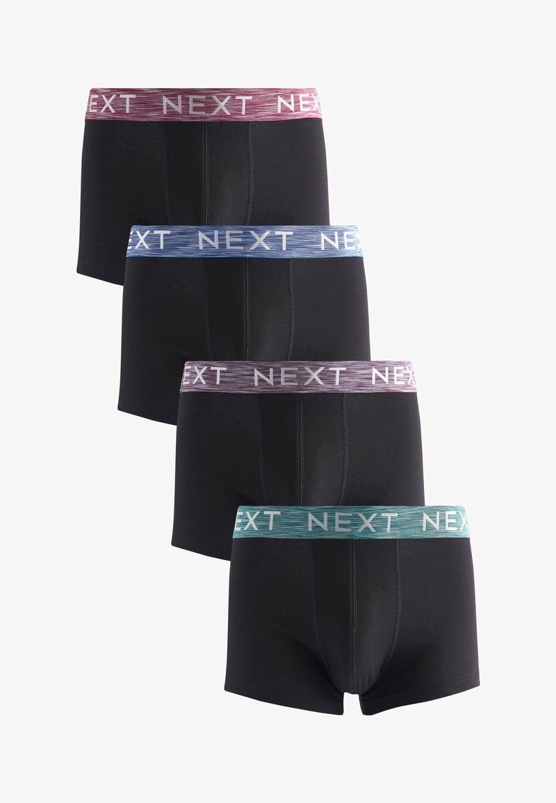 Next 4 PACK - Trumpikės - black silver marl waistband