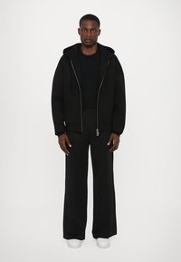 Les Benjamins ZIP HOODIES - Φούτερ με φερμουάρ - black