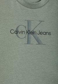 Calvin Klein Jeans MONOGRAM UNISEX - Maglietta a manica lunga - meteor green