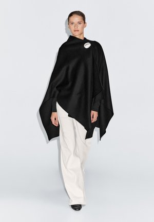 Massimo Dutti Pončo - black