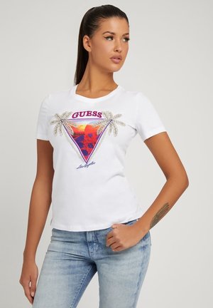 Print T-shirt - white