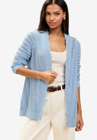 REGULAR FIT - Chaqueta de punto - blue