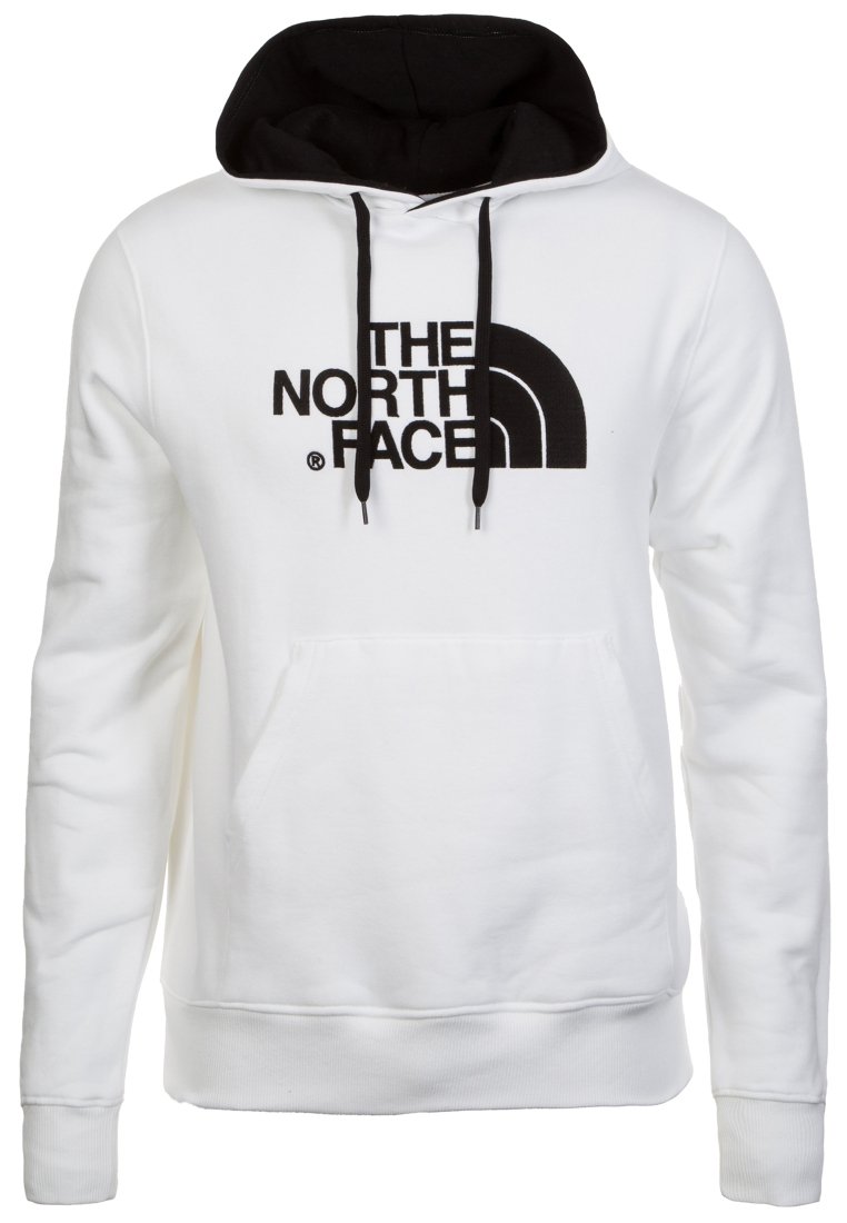 The North Face DREW PEAK HOODIE - Hoodie - white/black/wit - Zalando.nl