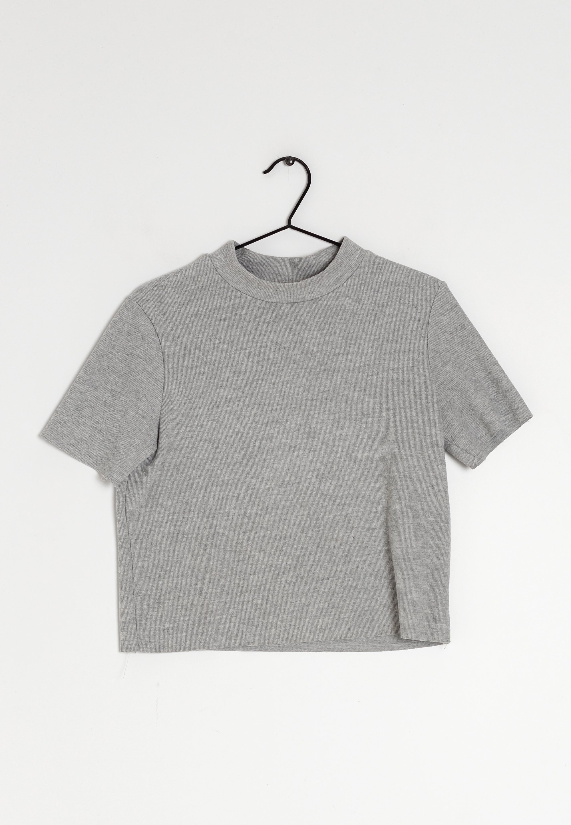 T-shirt Femme Zara Gris Doré - Occasion En Très Bon état - Taille S