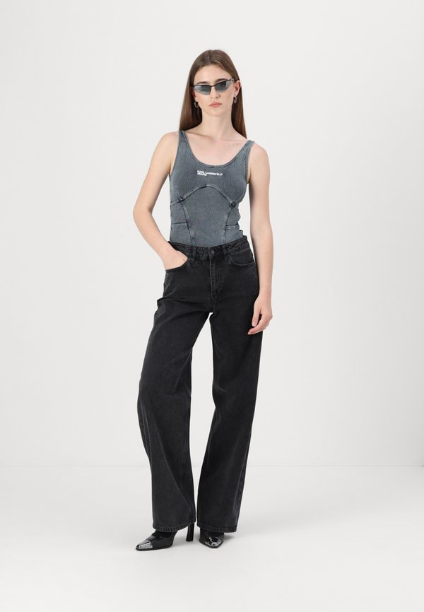 MEDLEY - Straight leg jeans - anthracite3