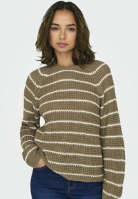 JDY JDYELLEN ONECK RAGLAN - Jersey de punto - malt ball