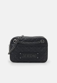 Love Moschino - QUILTED BAG - Rokassoma - nero Miniatūras attēls 1