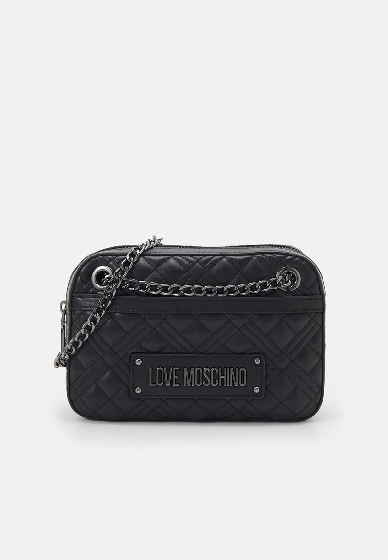 Love Moschino - QUILTED BAG - Rokassoma - nero, Palielināt