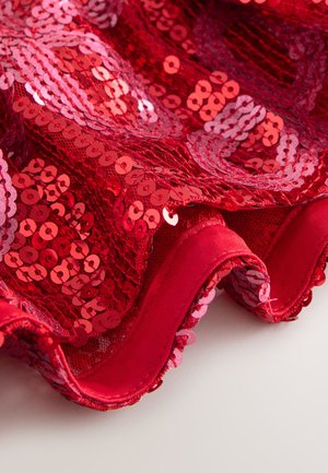 Next REGULAR FIT - SEQUIN - A-lõikeline seelik - red pink bow