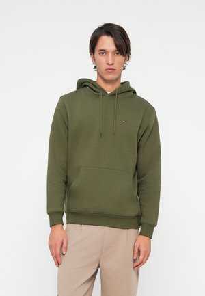 FLAG HOODIE - Collegepaita - dark greenery