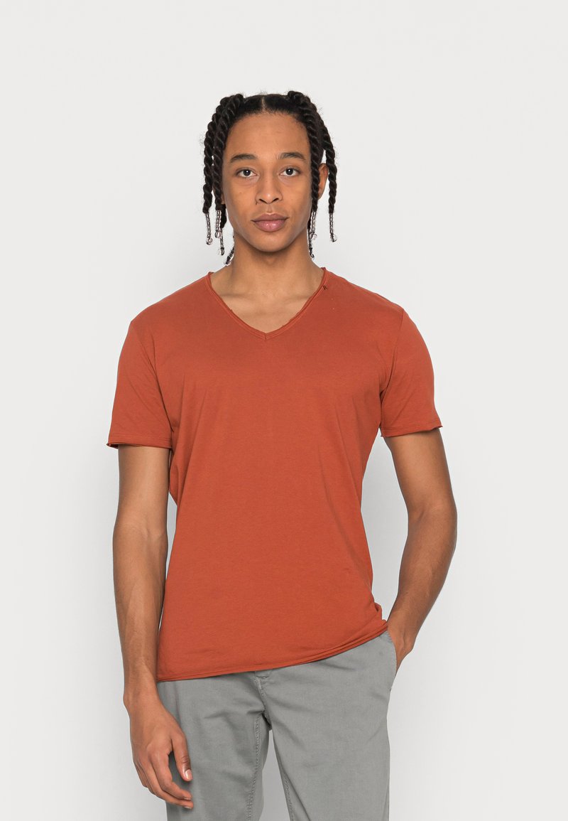 Replay T-shirt básica - metallic red