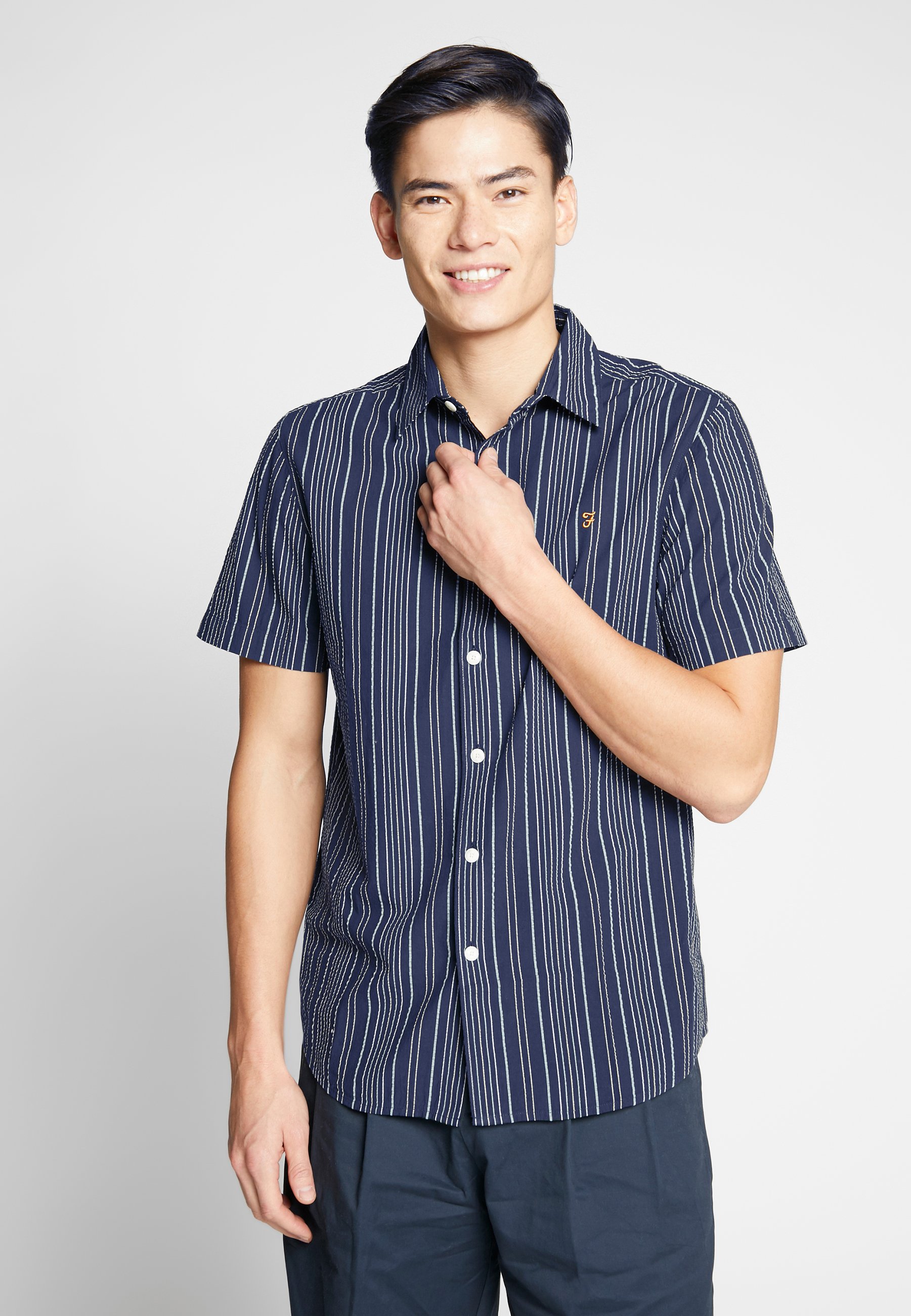 Farah GALENA SEERSUCKER Skjorte true navy Zalando.no Farah GALENA SEERSUCKER - Skjorte - true navy