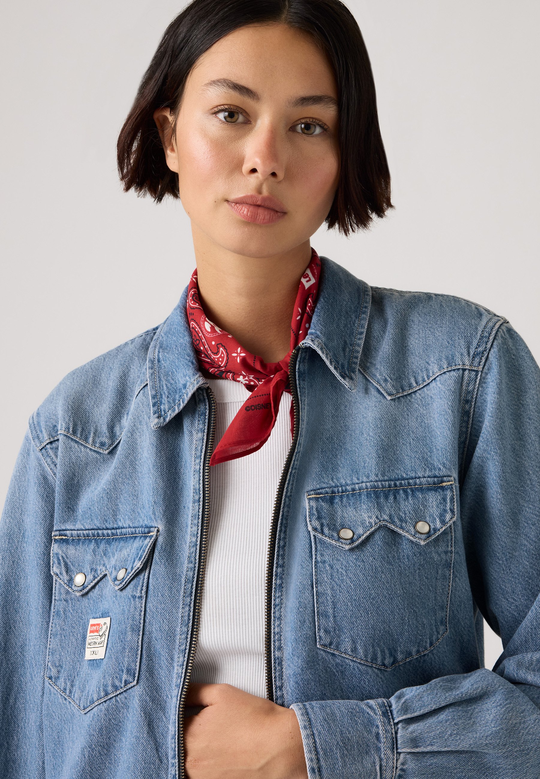 Levi's® TOY STORY WESTERN SHACKET - Shirt - Blue/blue denim