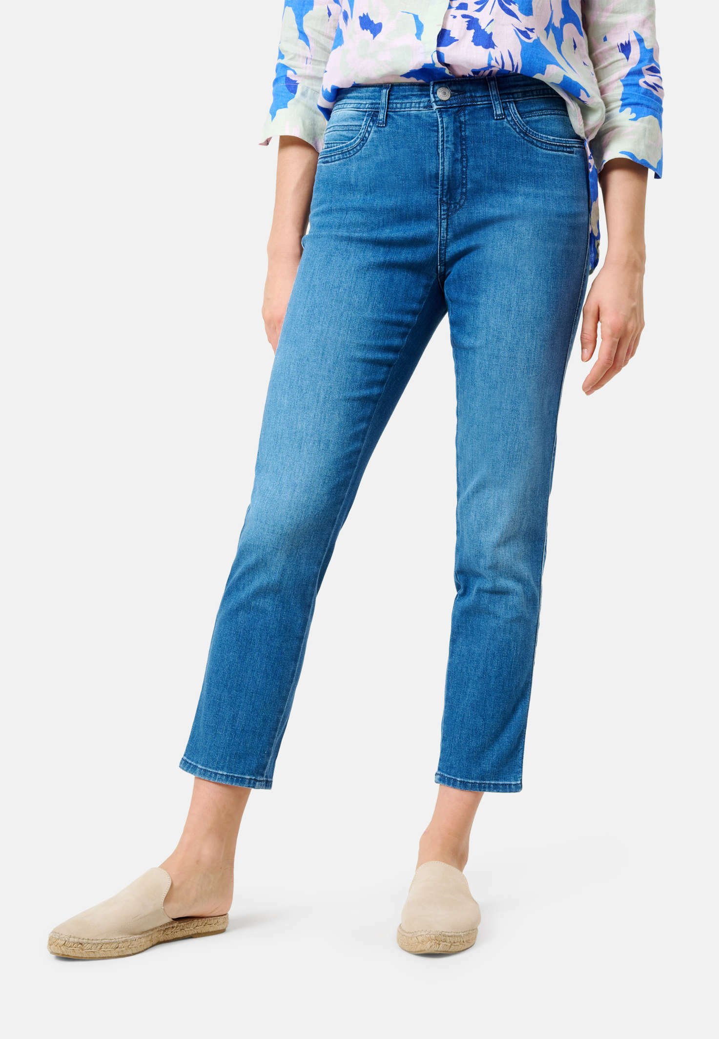 BRAX Style Mary S Jean Ultra-léger en Denim Raccourci À