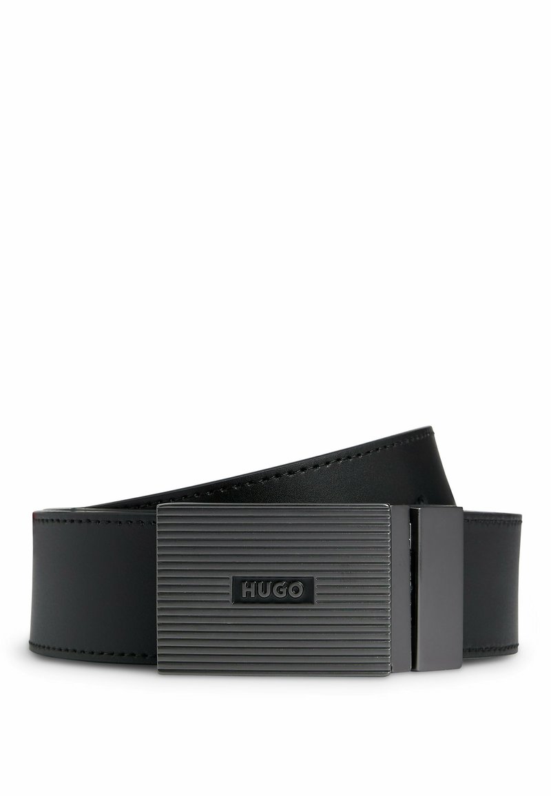 HUGO GILBERT SOFT - Ceinture - black two/noir - ZALANDO.FR