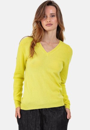TESSA - Strickpullover - yellow