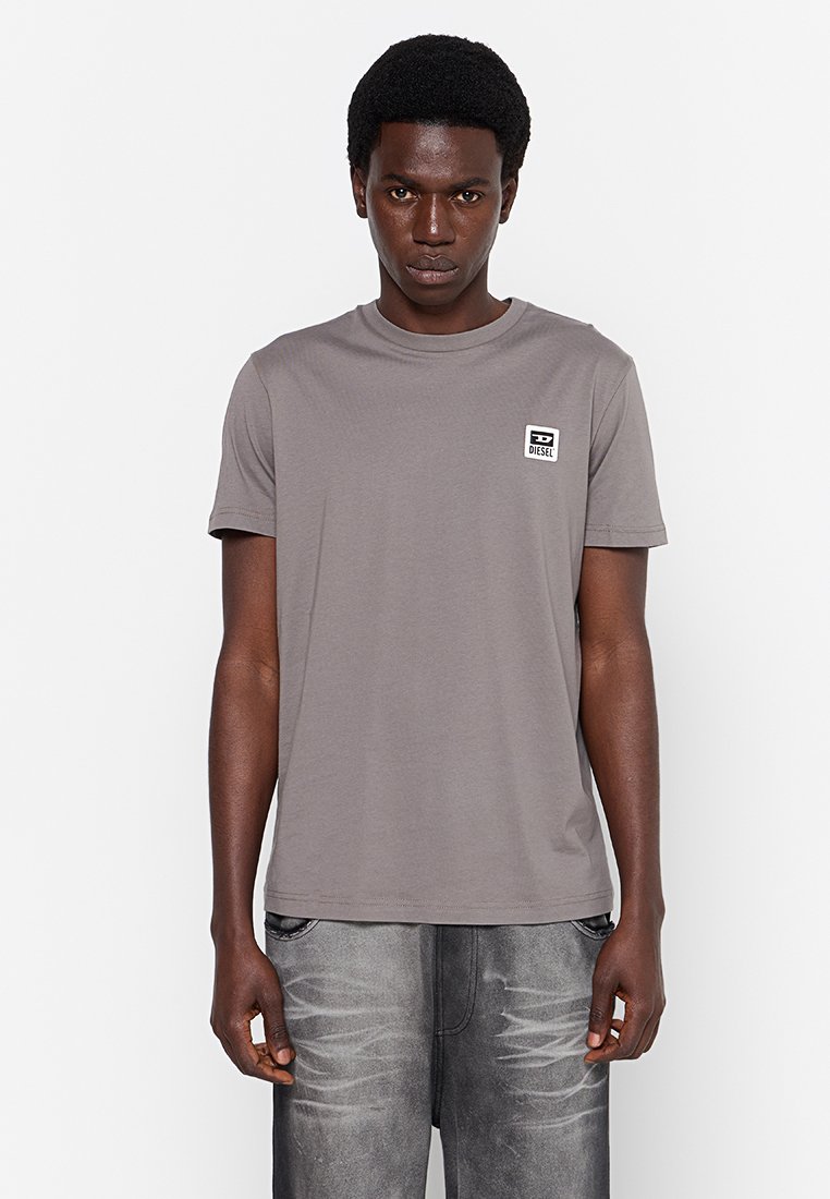 Diesel T-shirt basic grijs