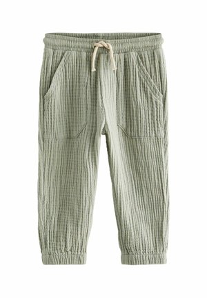 REGULAR FIT - Träningsbyxor - sage green