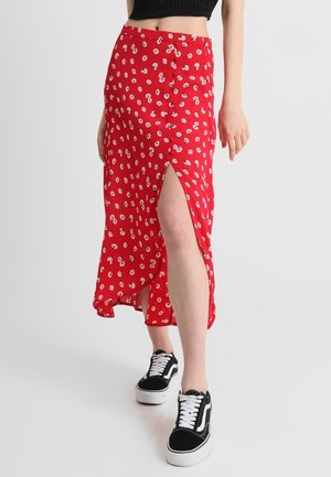 Jupe longue - red
