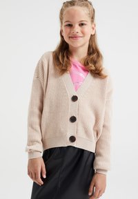 WE Fashion Chaqueta de punto - beige