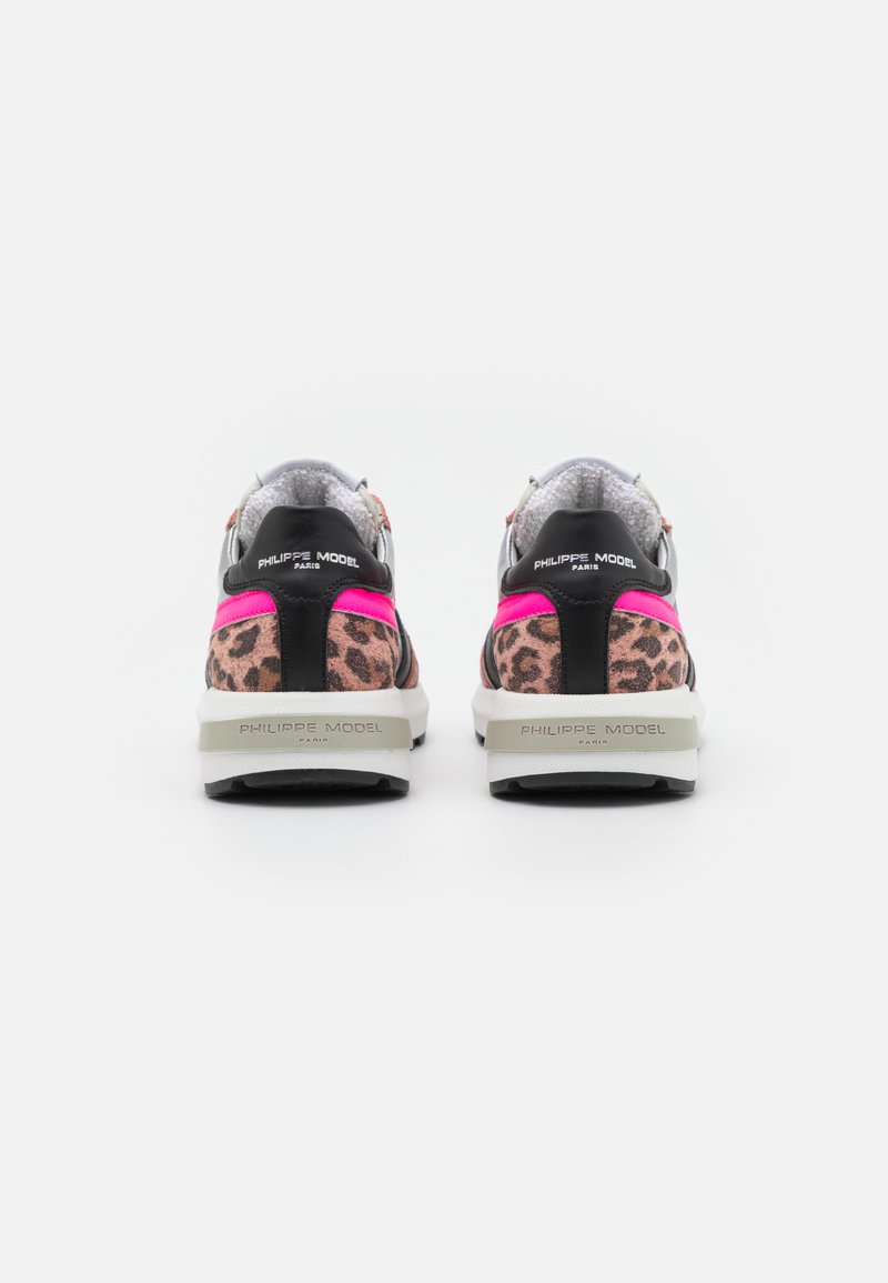 Kinder Sneaker | Philippe Model MIXAGE ANIMALIER Sneaker low silver/fuxia/black/mehrfarbig - ZF43383 Kinder Sneaker | Philippe Model MIXAGE ANIMALIER Sneaker low silver/fuxia/black/mehrfarbig - ZF43383