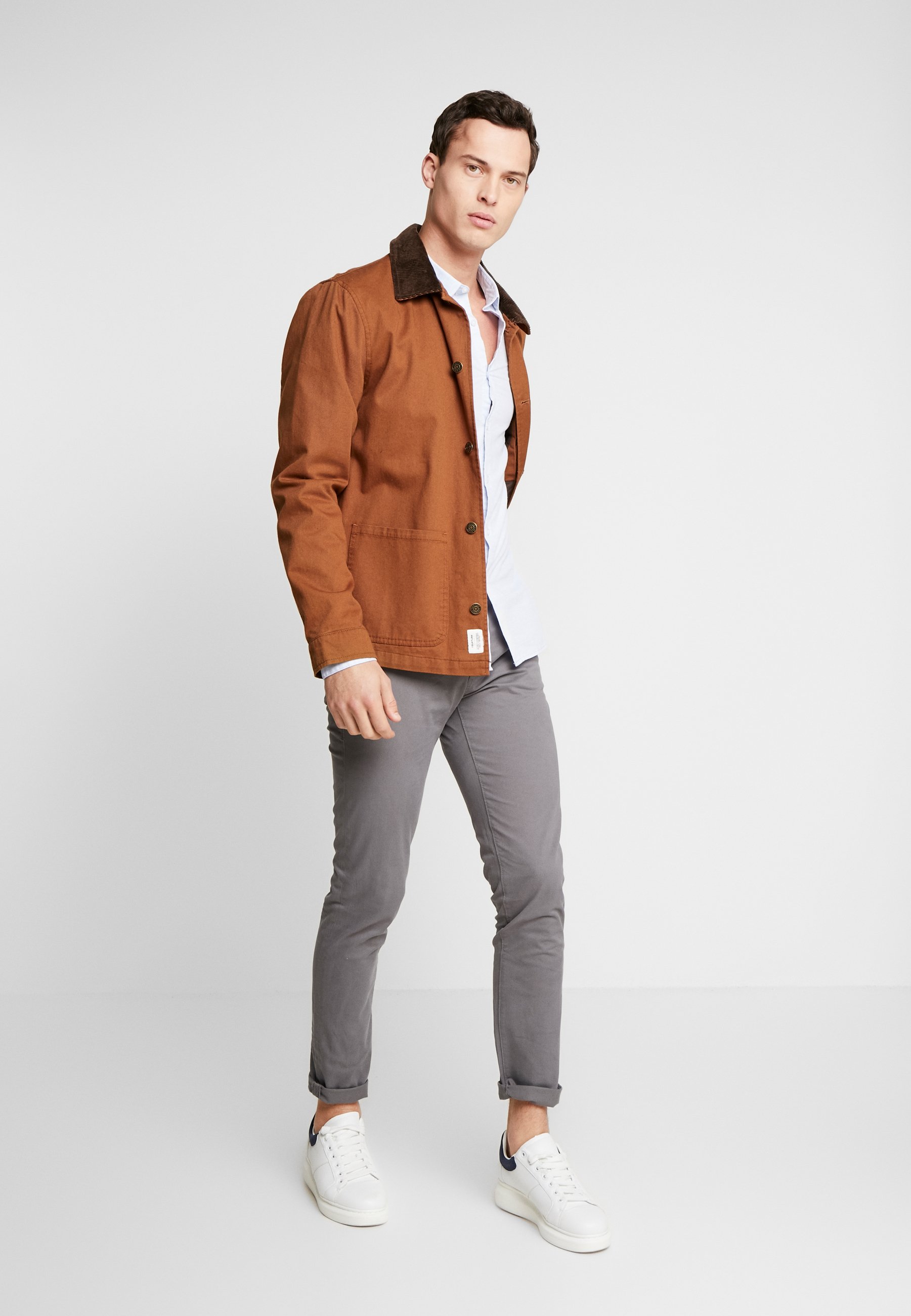TOM TAILOR DENIM WITH BELT - Chinos 