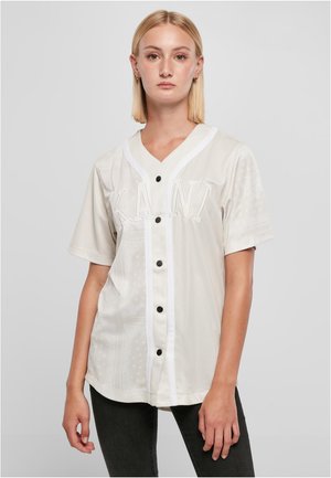 DAMEN COLLEGE PAISLEY BLOCK BASEBALL  - Bluza - light sand