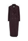 WE STUDIO - Klasikinis paltas - aubergine