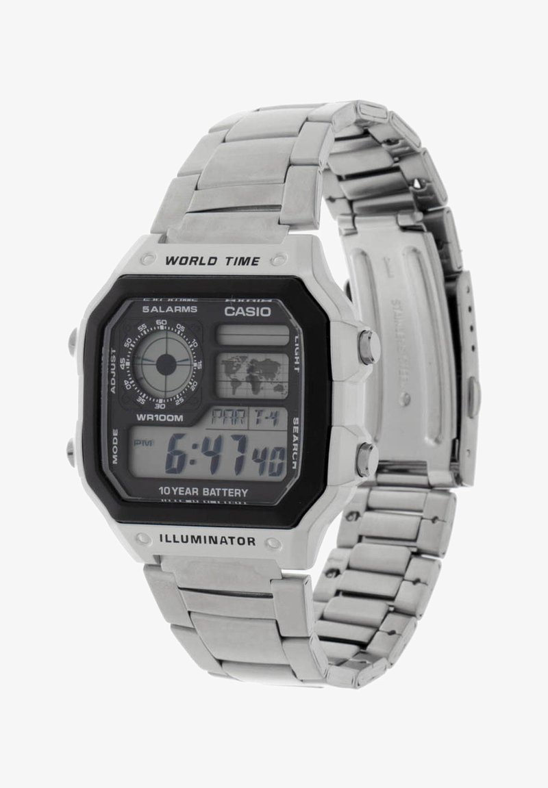 Orologio Digitale Casio AE-1500WH-8BVEF - Unisex, Cinturino Plastica Grigio, Impermeabile 10 ATM - Foto 8