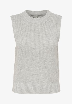 Top - white beige black