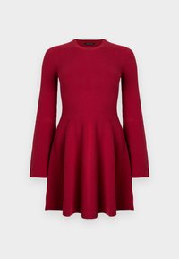 FIT FLARE MINI DRESS - Haljina s naramenicama - red