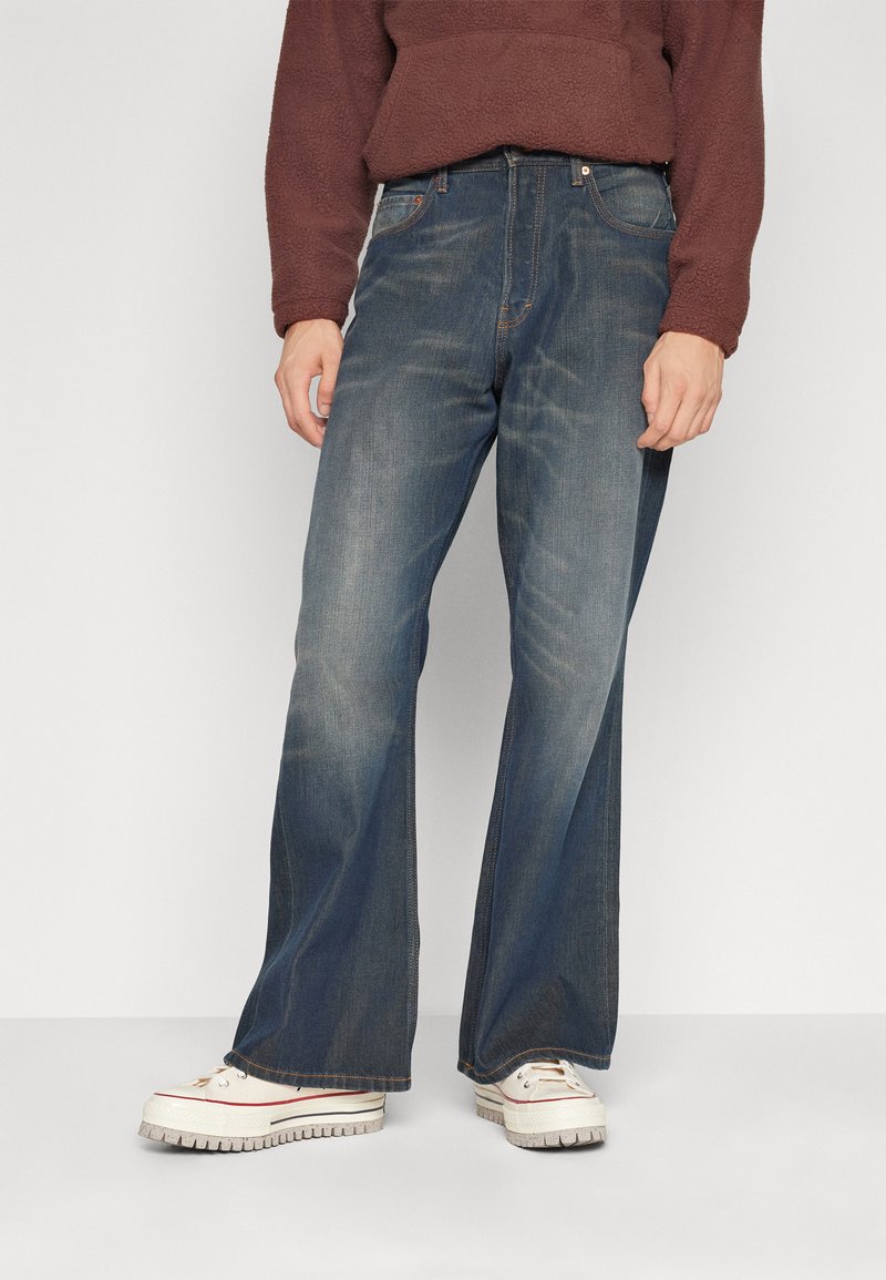 Weekday TIME - Jeans Bootcut - marsh blue/blau - Zalando.de