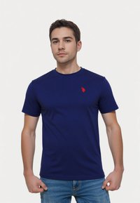 U.S. Polo Assn. 3 PACK KURZARM - Basic póló - weiss