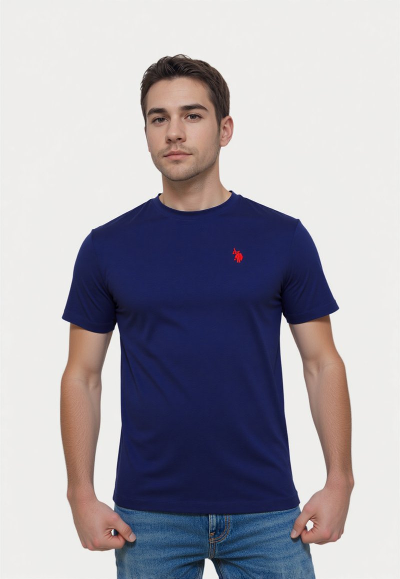 U.S. Polo Assn. 3 PACK KURZARM - Basic póló - weiss