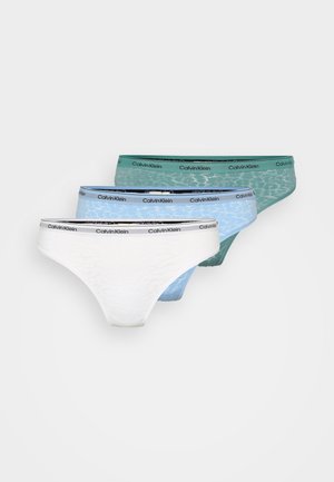 BRAZILIAN ICON 3 PACK  - Briefs - slate turquoise/frozen fjord/white