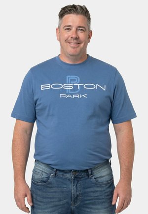 CHEST SHORT SLEEVE ROUND NECK UP TO - T-Shirt print - denim blue