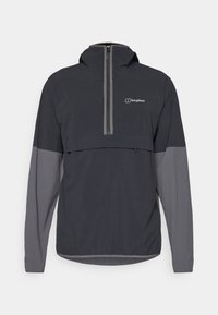 WANDERMOOR SMOCK - Neperpučiamoji striukė - jet black/grey pinstripe