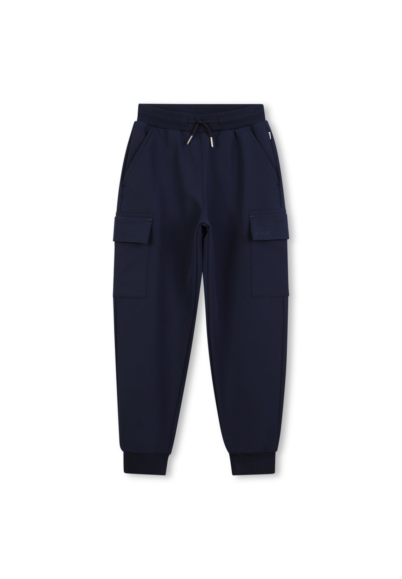 BOSS Kidswear Trainingsbroek donkerblauw