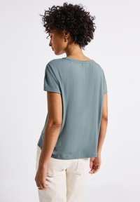 Street One MIT DETAIL - T-shirt print - blau