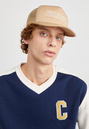 Obey Clothing OBEY STUDIOS TRUCKER - Καπέλο - beige