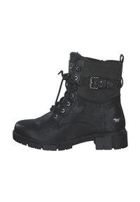 Mustang Bottines à lacets - schwarz