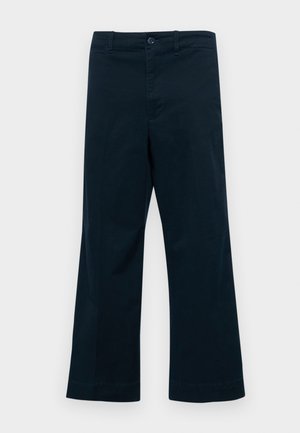 Polo Ralph Lauren TWILL WIDE LEG CROPPED PANT - Trousers - aviator navy