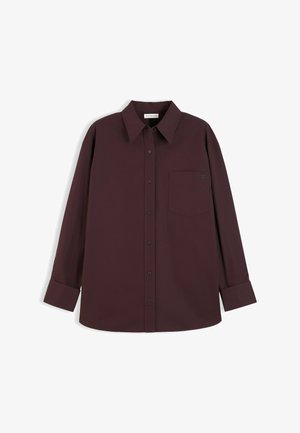 Tommy Hilfiger, POPLIN DOUBLE CUFF SHIRT - Camicia - chocolate