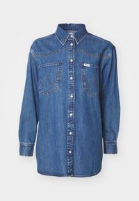 LOOSE - Cămașă - dark wash