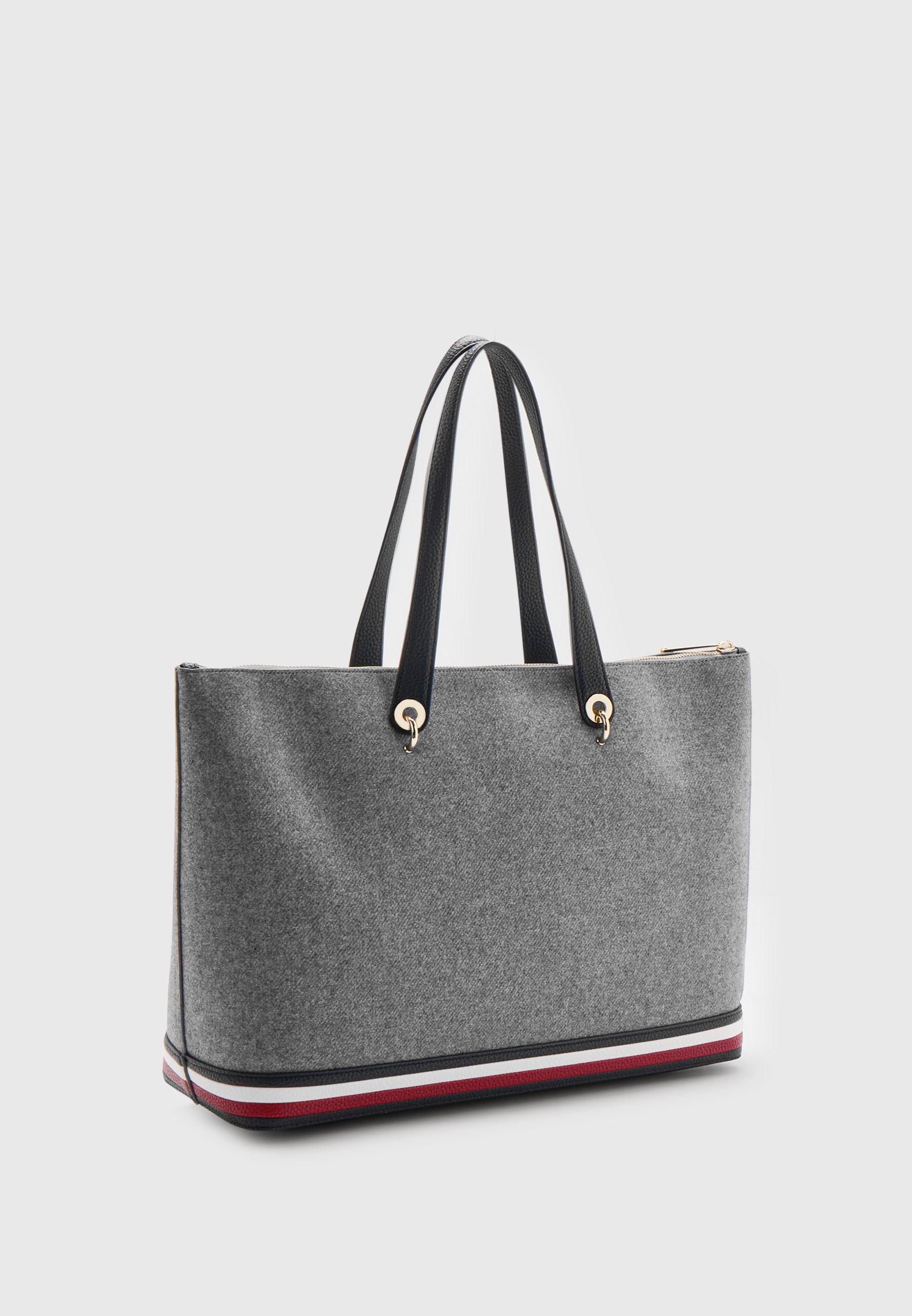 Tommy Hilfiger ELEMENT TOTE MELTON - Bolso shopping - grey melton corp/gris  - Zalando.es
