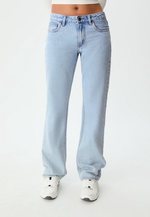 Jean droit - stone blue denim