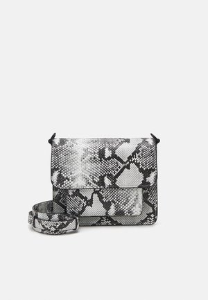 CAYMAN POCKET SNAKE - Across body bag - black stroke