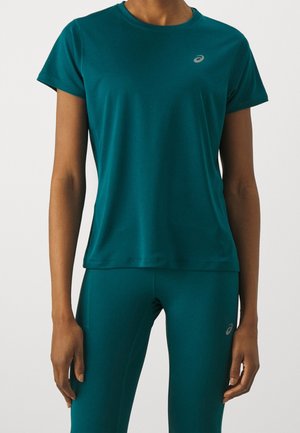 ASICS Sports T-shirts - mottled teal