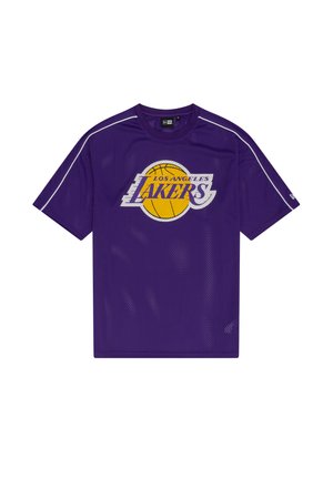 New Era LOS ANGELES LAKERS TEE - T-shirts print - lavender