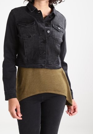 Džínová bunda - black denim